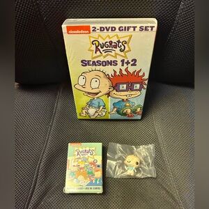 Rugrats lot! Seasons 1 & 2 sealed + deck of cards & mini funko pop!!